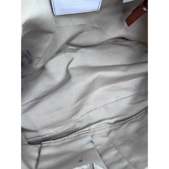 Coach 10674 Authenticated Hampton Multicolor Crayon Scribble‎ Nylon Handbag Tote - Picture 11 of 11